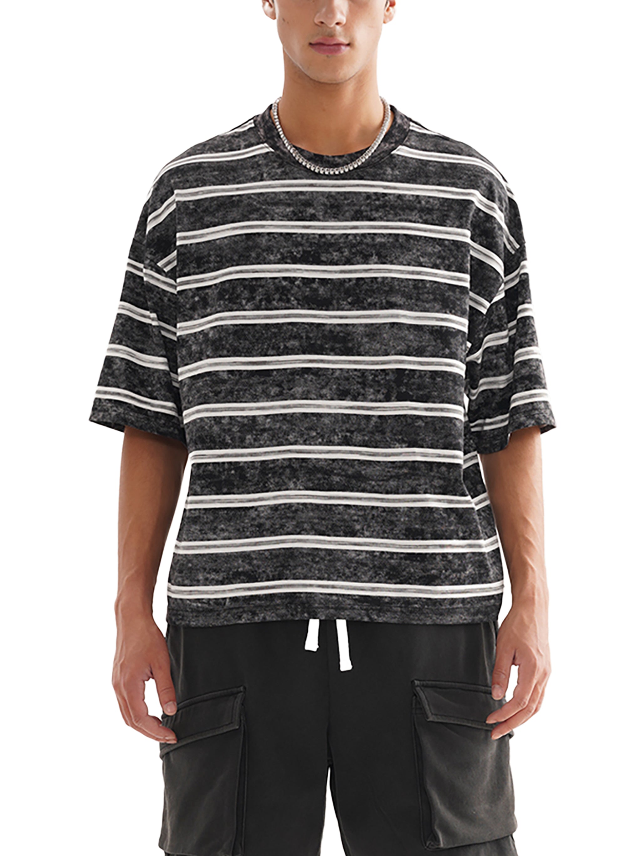 AUDAX FrostStripe Boxy Tee