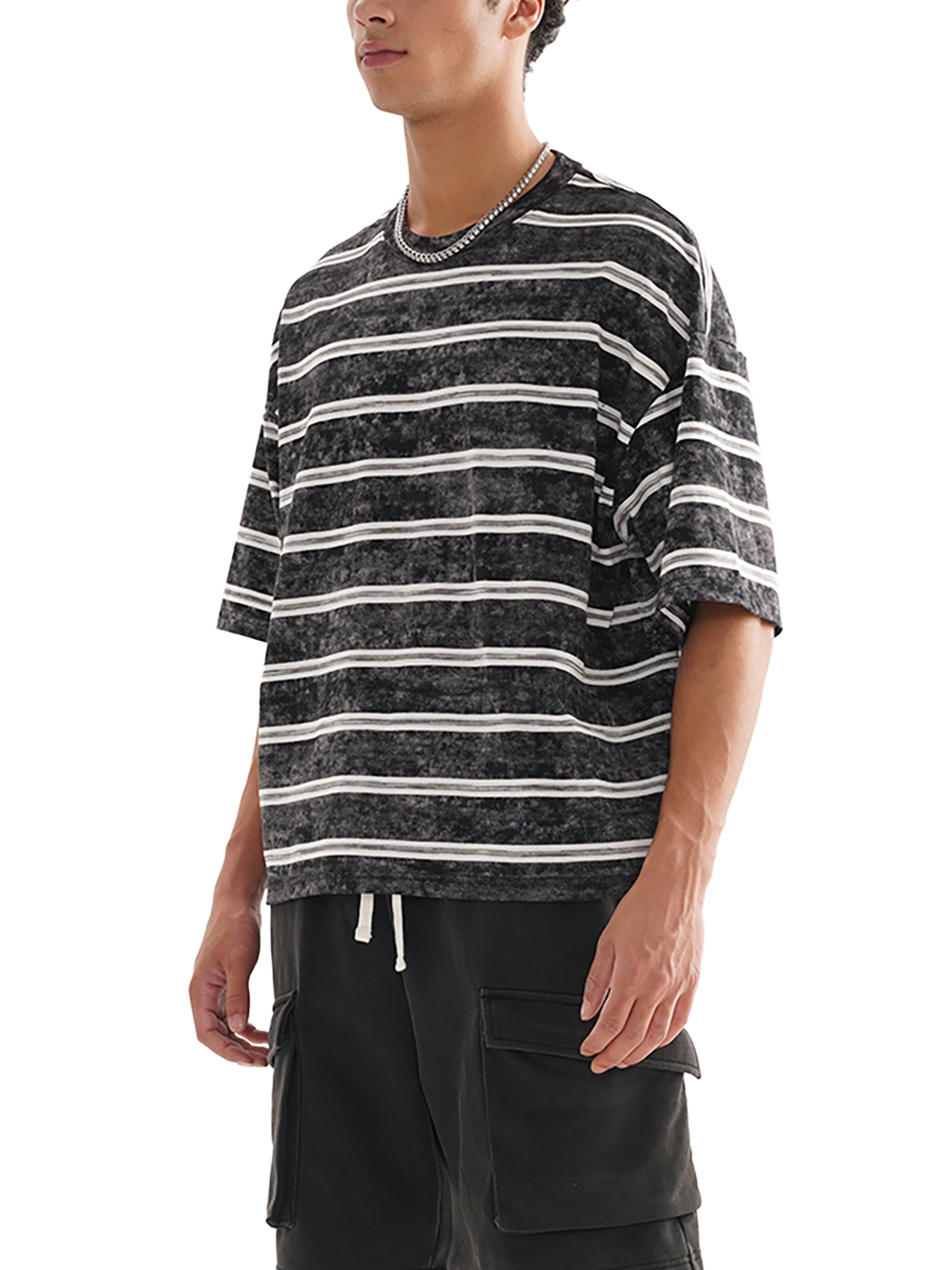 AUDAX FrostStripe Boxy Tee