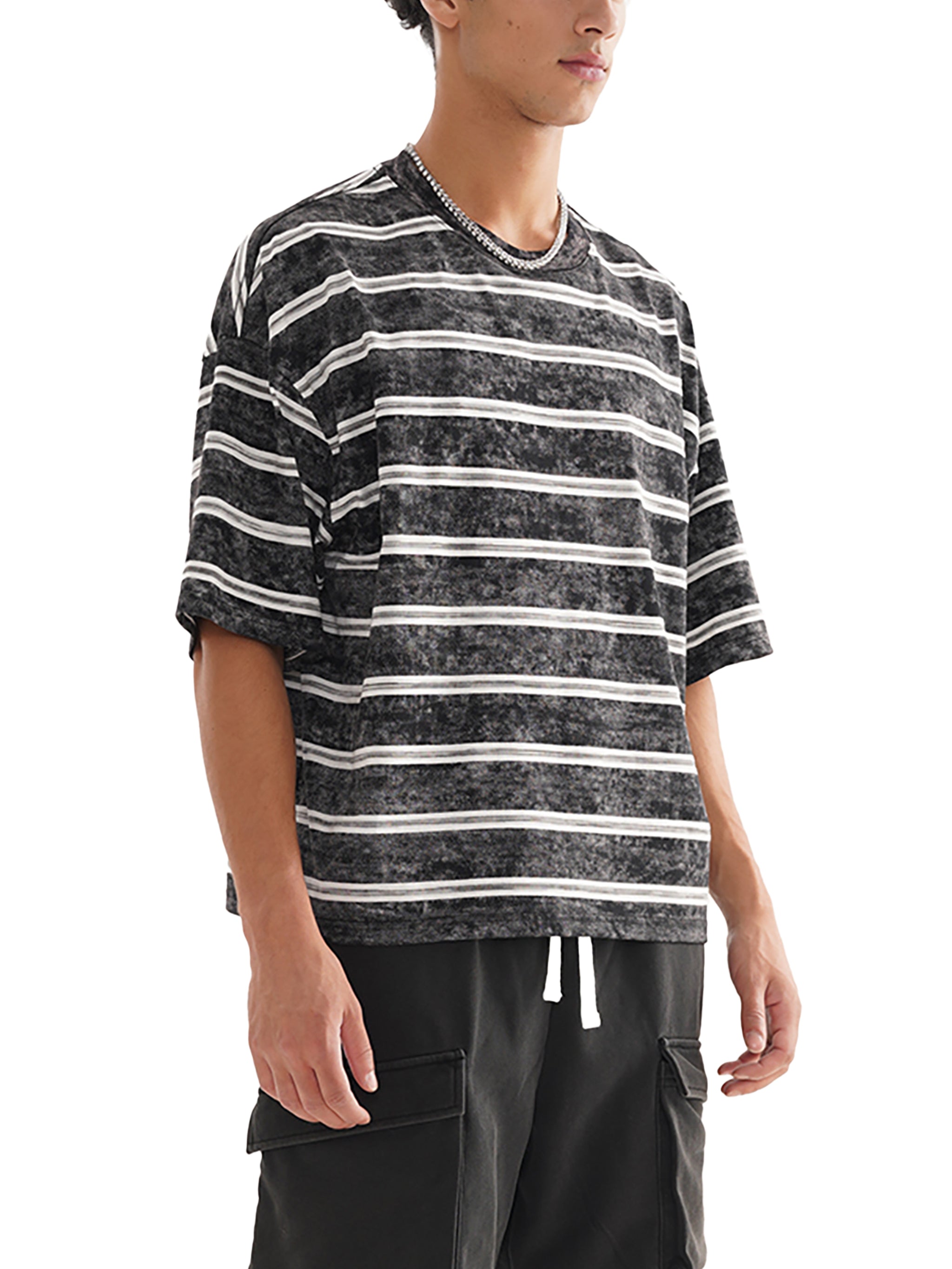 AUDAX FrostStripe Boxy Tee